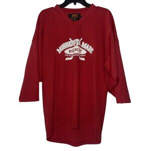 Flow Minnesota Made 1993 Hockey Red Jersey Shirt Size XL